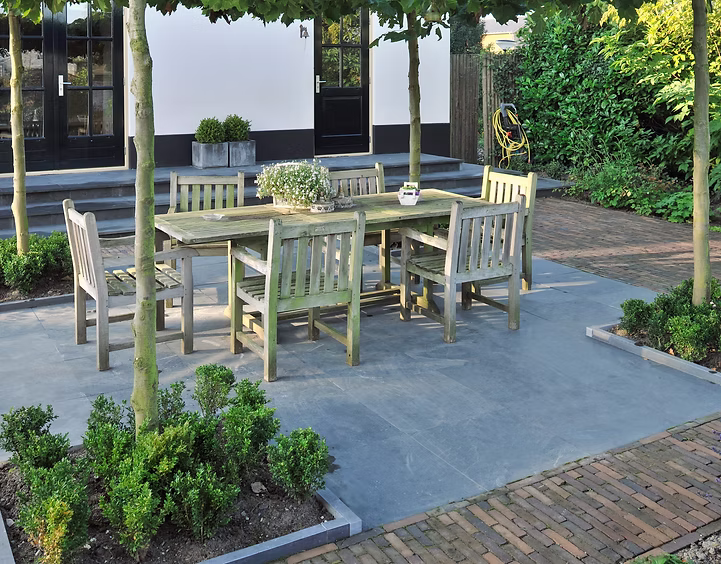 Woning Sierbestrating keramische tegels